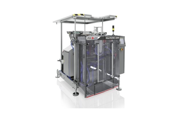 Ima Ilapak Vegatronic 6000 vertical form fill seal bagger packaging machine for diary cheese mozzarella balls with preserving liquid in pillow bag